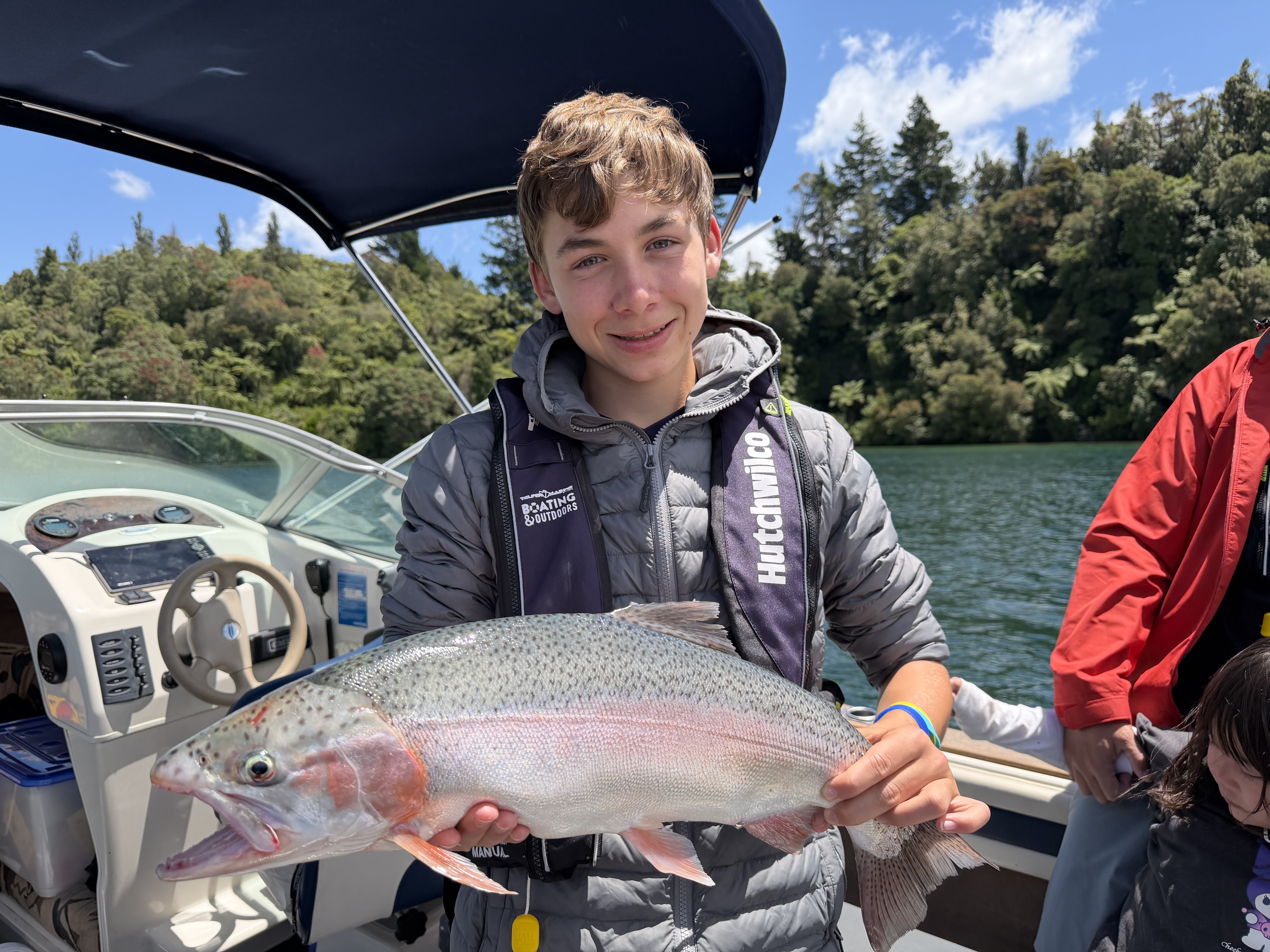Nice Lake Rotoiti Rainbow