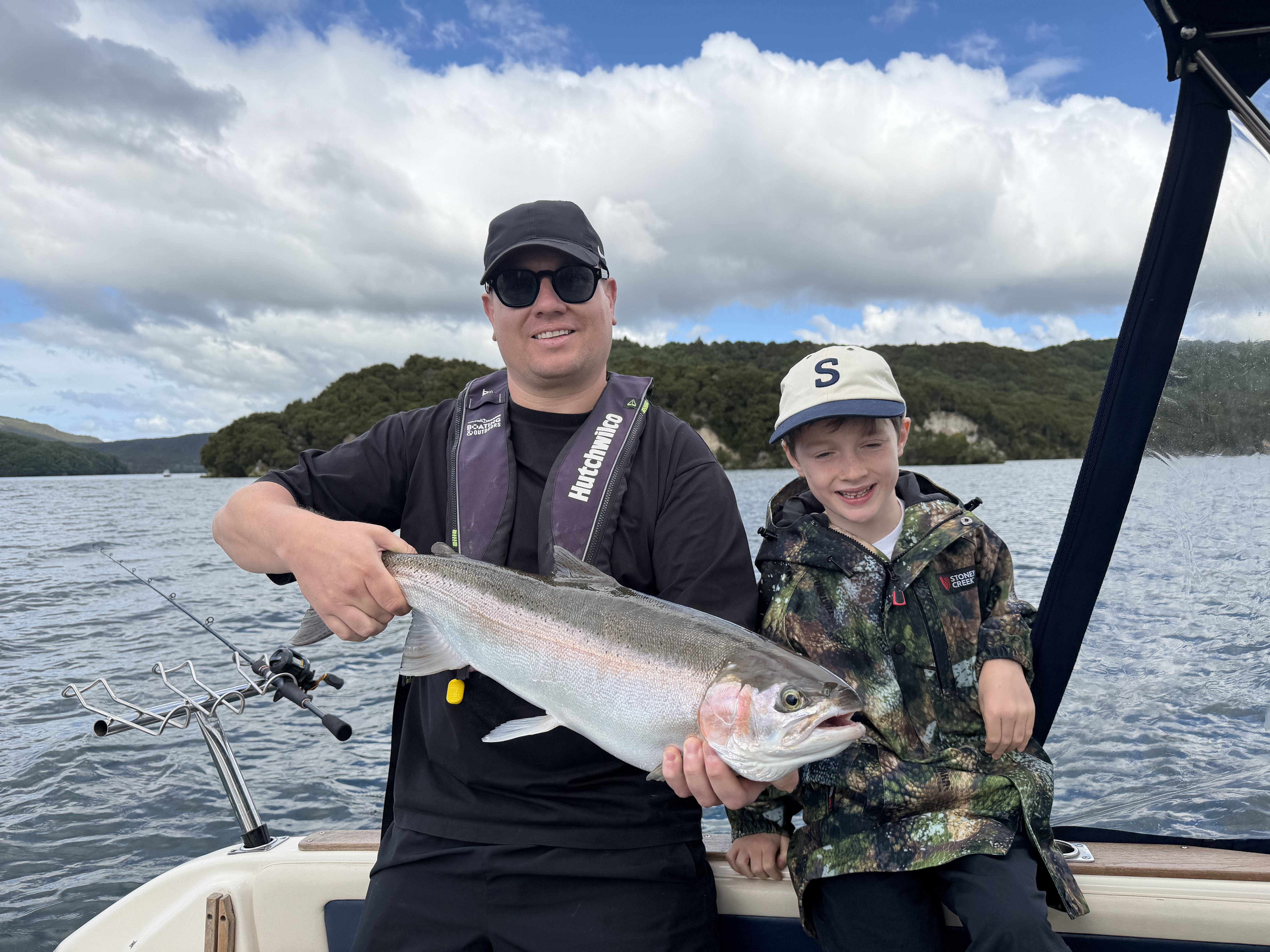 A great catch on Lake Tarawera.